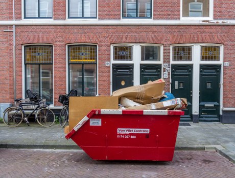 Recycling office materials in Canary Wharf